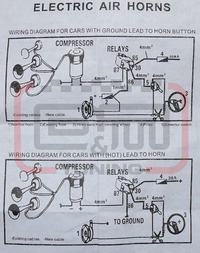 Montaż nowoczesnego klaksonu, fanfara TIR