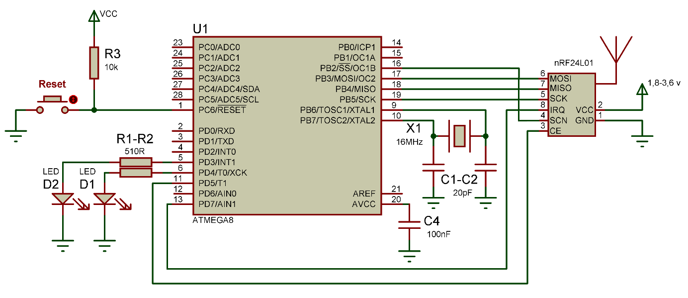 Проекты atmega 8