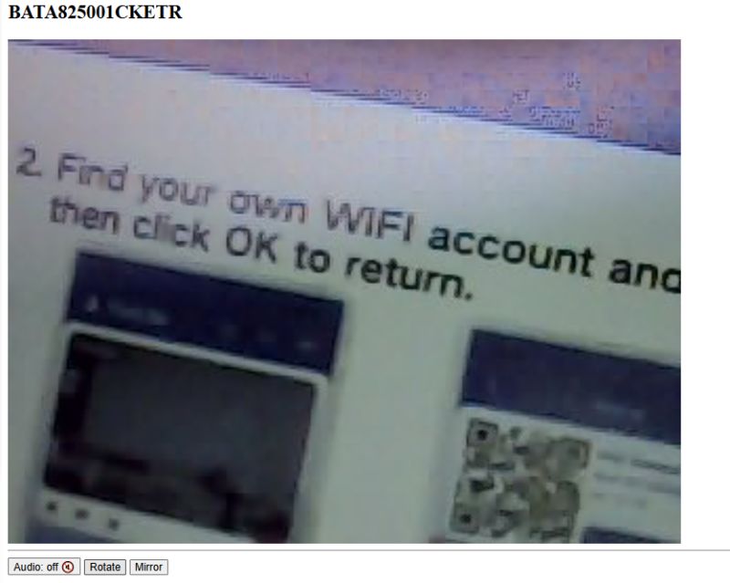 Wi-Fi Connection Instructions – Manual Excerpt Excerpt from a user manual showing Wi-Fi connection instructions in English.
