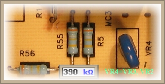 Mastercook PTD-96 - jakie parametry ma warystor TVR 07431 i rezystory?