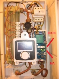 Kospel PPE2 Electronic LCD 18/21/24kW: Connecting BLOCK & NA Terminals for Water Heater Integration Kospel PPE2 Electronic LCD 18/21/24kW: Connecting BLOCK & NA Terminals for Water Heater Integration