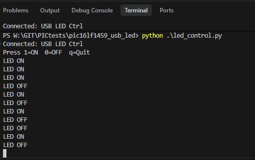 PIC16LF1459 tutorial - USB HID support in the free SDCC compiler - LED, mouse and keyboard