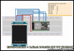 How to connect ESP32 to ILI9341 display? ArduinoIDE does not display errors.