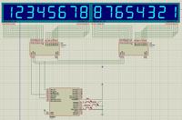 Bascom Atmega8 - MAX7219 - wyświetlacze połączone kaskadowo