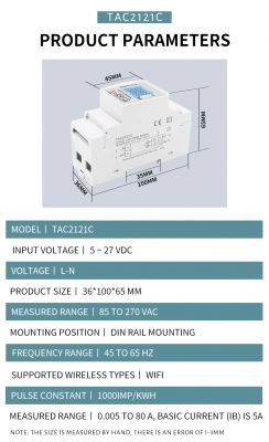 Home Assistant Integration: Reflashing BK7231N in Tuya Smart DIN-rail Energy Meter TAC2121C
