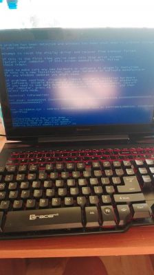 Blue screen na Lenovo y50-70 po zlagowaniu systemu - co robić?