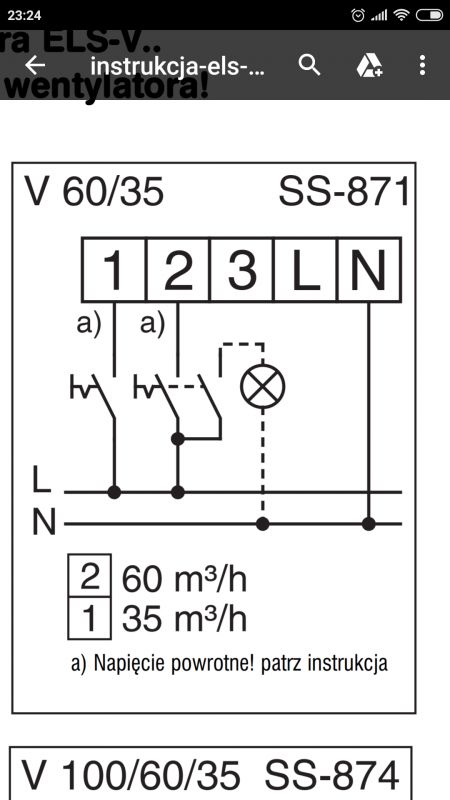 Helios ELS-V 60/35 Fan Noise Issue: Can I Deactivate the First Gear Manually?