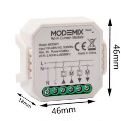 [BK7231N/CBU] Sterownik rolet Modemix MOD001 WiFi Tuya
