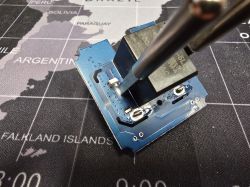 WF09 PLUG 20A circuit board with soldered components, no programmer pin headers