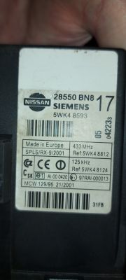 Jak wyliczyć PIN do NATS w Nissan Almera 1.5?