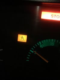 Mercedes Tourismo - Kontrolka na desce rozdzielczej - czego dotyczy?