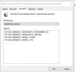 W menedżerze urządzeń pisze Kontroler PCI błąd 28