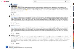 Komentarze pod filmem na YouTube na temat uruchamiania systemu Windows 95 na nowym sprzęcie