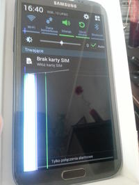 Samsung Galaxy Note II - Padł wyświetlacz Samsung Galaxy Note II - Padł wyświetlacz