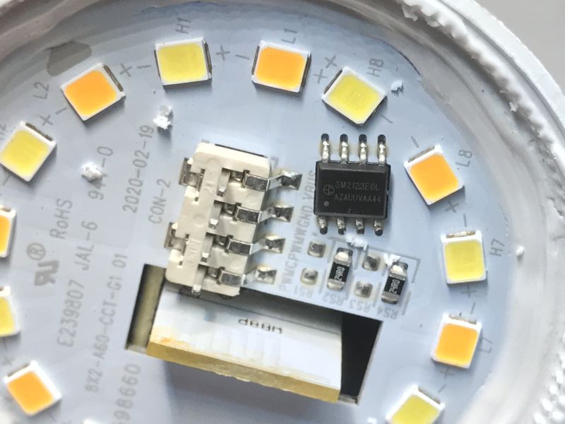 How much does Tuya's Wi-Fi controlled LED lamp heat up? Changing the firmware and extending the life