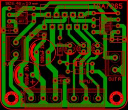 Schemat, wykaz elementów i PCB dla TDA7265 - poszukiwane materiały