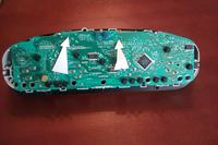 Fiat Brava 1.4 12V - Spalone elementy na płytce zegarów