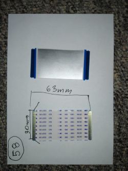 [Sprzedam] Taśmy łaczące T-con i matryce, Flat flex ribbon cable, flachbandkabel