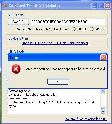 HTC Wildfire S - if the website revskills does not work, how to calibrate the to