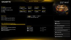 Zdjęcie ekranu BIOS płyty głównej Gigabyte B660M DS3H AX DDR4.