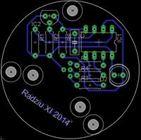 Pseudo solarna lampka led - termometr RGB Pseudo solarna lampka led - termometr RGB