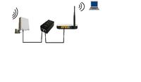 Jak podłączyć Samsung UE40D5500 do internetu kablem przy internecie radiowym?