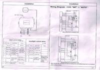 A4 B5 - Uniwersalny czujnik deszczu - podłączenie.