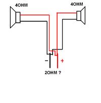 Podłączenie głośników - czy uzyskam impedancję 2OHM zamiast 4OHM?