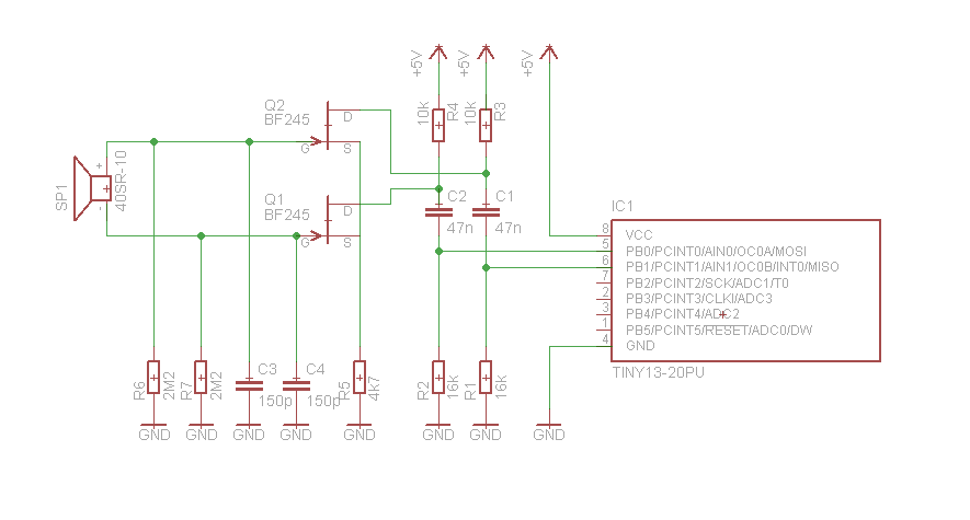 [Attiny13][ASM]Układ na wzmacniaczu operacyjnym