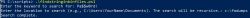 Screenshot of a PowerShell terminal where the script findstringinbinaries.ps1 is executed with search parameters for the string Pa$$w0rd!.