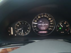 Mercedes W211 220CDI - wskaźnik zużycia paliwa - bliski do 0/100km