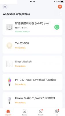 Dimmer EDM-01AA-EU 300W for BK7231 and TuyaMCU - configuration Dimmer EDM-01AA-EU 300W for BK7231 and TuyaMCU - configuration