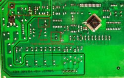 Wyświetlacz piekarnika Samsung BF62CCST miga po wymianie stabilizatora TNY266PN