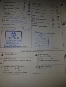 VW Golf 5 - Czy w niemieckiej książce serwisowej jest info o wymianie rozrządu?