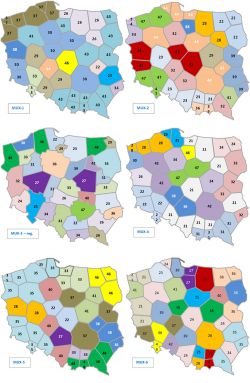 Jak połączyć 2 anteny UHF do odbioru MUX1, MUX2, MUX3?