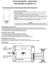 jak zmostkować wzmacniacz crunch mxb 480