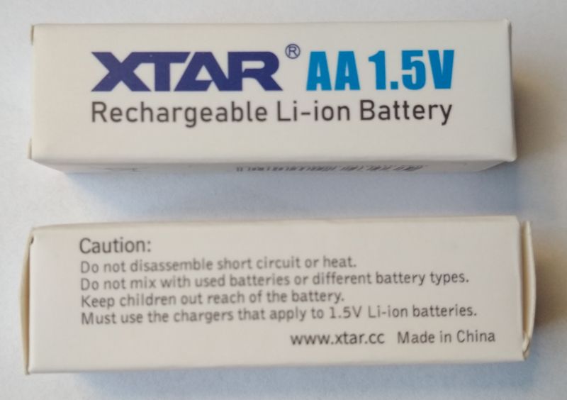Minitest: Akumulatory Li-ion Xtar, 1,5V Minitest: Akumulatory Li-ion Xtar, 1,5V