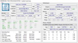 ASUS N73SV System Specifications in HWinfo Screenshot from HWinfo software showing the system specifications of an ASUS N73SV laptop.