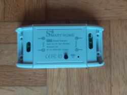WiFi Smart Home switch with visible electrical connectors