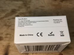 AVATTO WSM16-W2 Packaging Specifications Technical specifications on the packaging of the AVATTO WSM16-W2 relay module.