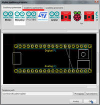 KiCad 4.0.5 - tworzenie szablonu z własnymi ustawieniami ścieżek i warstw