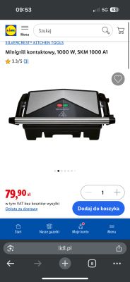 Silvercrest SKM 1000 A1 – gdzie kupić lub jak dorobić plastikową nakładkę zawiasu?