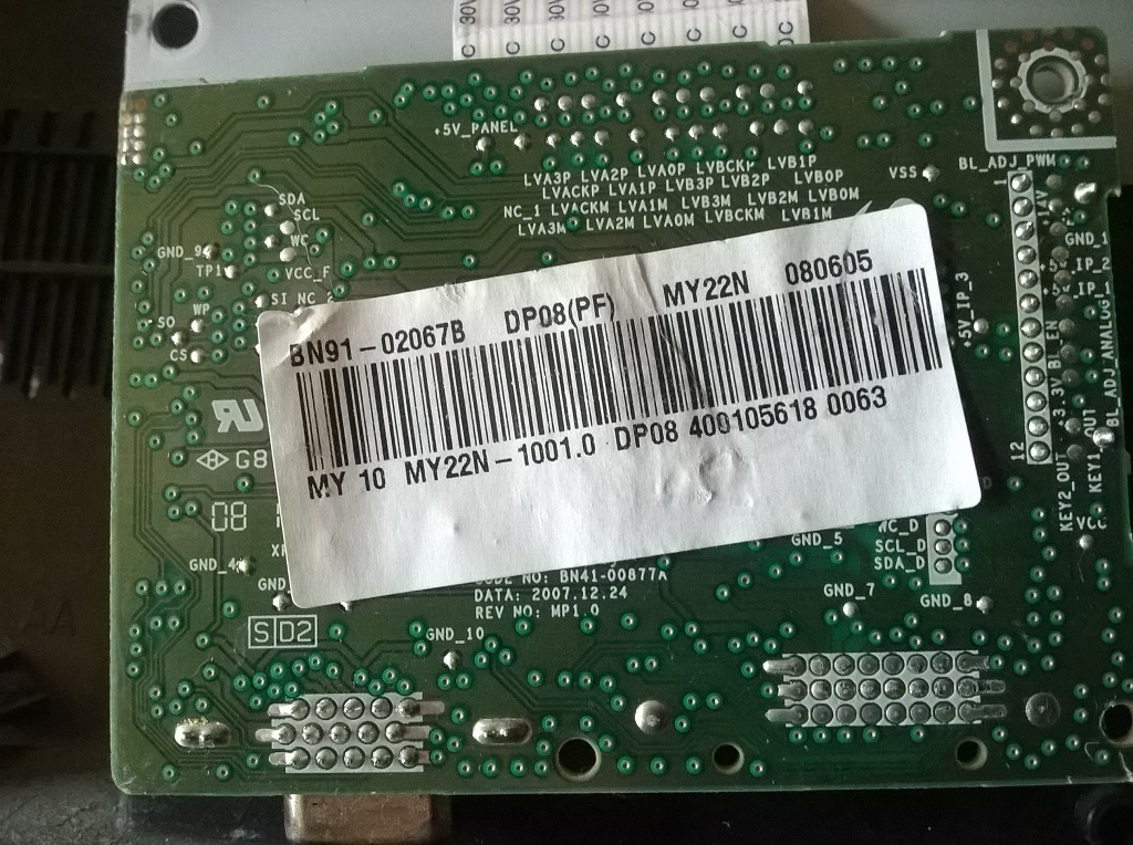 Установка led подсветки в монитор samsung 2243nw