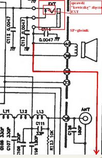 Magnum mx brak odbioru- nic nie słychać z głośnika...
