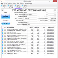 WDC WD20EARS-00J99B0 2TB - Uszkodzona jedna z partycji