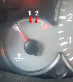 Ford Focus 1.6 16V MK1 - Wskaźnik temperatury silnika