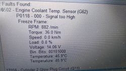 Seat Toledo 2005r 1,9tdi, BKC, błąd czujnika temperatury płynu G62 - objawy i pytania