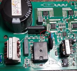 Electrolux EDH97981W dryer - does not spin the drum, error E50 / E5E Electrolux EDH97981W dryer - does not spin the drum, error E50 / E5E