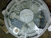 VW Golf II 1.6TD kontrolka ładowania