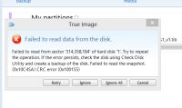 acronis true image ignore bad sectors